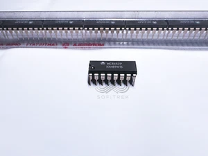 2PCS MC3452P MOTOROLA Quad Line Receiver Open-Collector 3-State TTL DIP-16 IC - Picture 1 of 4
