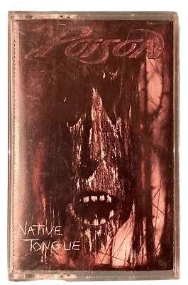 Poison -  Native Tongue Cassette Tape 1991 Capitol Records Rock Hair Metal - Image 1 of 4