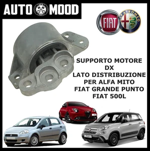 SUPPORTO SOSPENSIONE MOTORE DX PER ALFA MITO FIAT GRANDE PUNTO 500L 1.3 MULTIJET - Foto 1 di 2