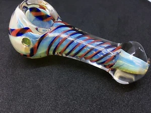 3” NEW USA TOBACCO SMOKING HEAVY HAND PIPE BLOWN GLASS SPOON HITTER XC10MC BOWL - Picture 1 of 12
