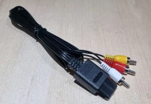 Cable de TV compuesto AV SNES Super Nintendo N64 Gamecube nuevo vendedor del Reino Unido - Imagen 1 de 2
