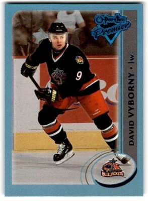2002-03 O-Pee-Chee Premier Blue David Vyborny /500 #221 Columbus Blue Jackets - Image 1 of 2