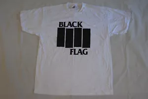 Black Flag Logo t shirt new unworn outlet purchased punk band group - Picture 1 of 2