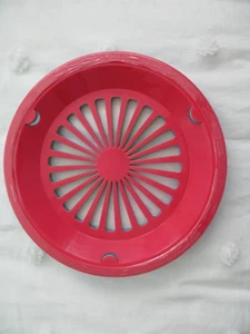 6er Set Wiederverwendbare Kunststoff Pappteller Halter Picknick, BBQ Camping Party - Bild 1 von 2