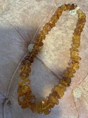 Genuine Massive Amber Baltic Amber Necklace 50, 9  grams !!! - Image 1 of 2