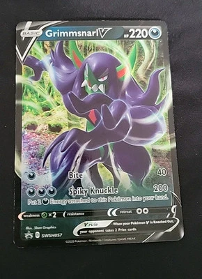 Grimmsnarl V SWSH057 SWSH: Sword & Shield Promo Cards Holo - Image 1 of 2