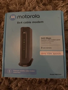 Motorola MB7220 343Mbps DOCSIS 3.0 Cable Modem - Picture 1 of 8