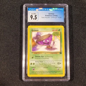Grimer - 57/82 - Team Rocket - Illimitato - CGC 9.5 GEM MINT - Foto 1 di 10