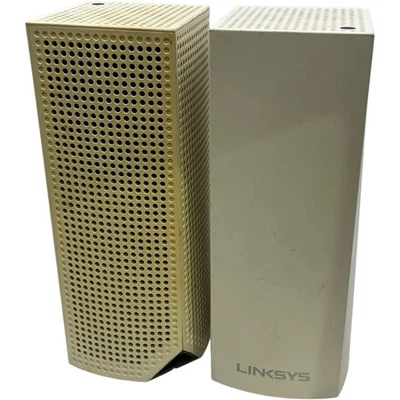 Linksys Velop WHW03 Tri-Band Mesh Wi-Fi System 2 Nodes Powers On - Image 1 of 4