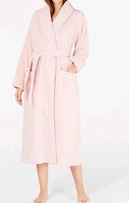 Charter Club Plus Size  Wrap Robe Pink Rose, XXL 2XL SOFT Msp $79.90  - Image 1 of 3
