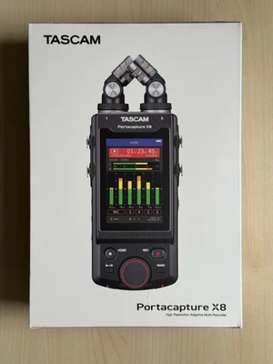 Tascam Portacapture X8 Mobilrecorder High-Resolution ✅32bit ✅192kHz ✅OVP - Bild 1 von 4