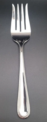 Gorham "Braid" Meat Fork 18/10 Stainless 8-7/8" - Image 1 of 4