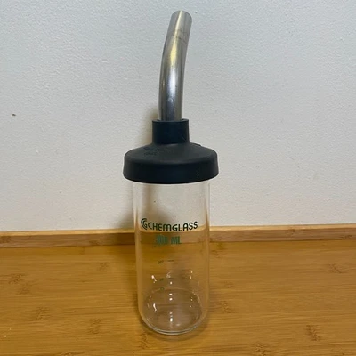 Frasco filtrante Chemglass 300 ml con tapa Labconco tubo de acero inoxidable vacío utensilios de laboratorio Foto 1 de 4