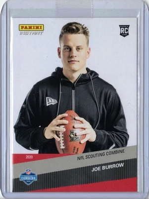 2020 Panini Instant Scouting Combine Football #1 Joe Burrow Rookie Card RC /2017 - Image 1 of 2
