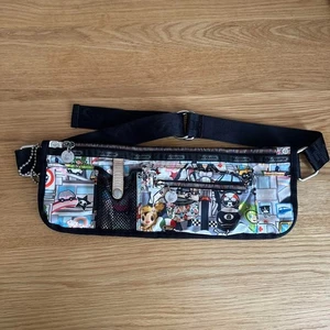 tokidoki LESPORTSAC Shoulder Bag Belt Bag Pink Nylon Pocket Zipper Japan - Picture 1 of 6