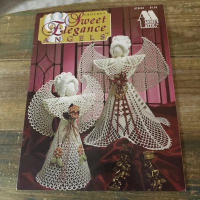 Crochet Sweet Elegance Angels Pattern Annie's Attic 1995 - Image 1 of 3