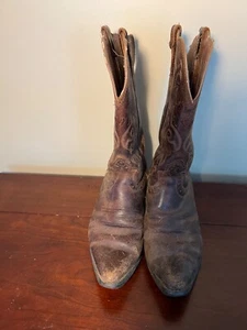 Vintage Justin Boots Brown Leather 9B - Bild 1 von 12