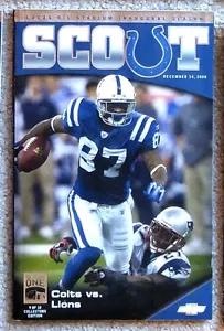 INDIANAPOLIS COLTS -PROGRAMMA DETROIT LIONS 2008-LUCAS OIL STADIUM STAGIONE DI APERTURA - Foto 1 di 1