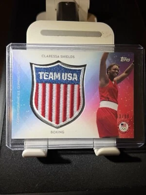 2016 Topps U.S. Olympic commemorative  Crest Patch Claressa Shields /99 - Image 1 of 4