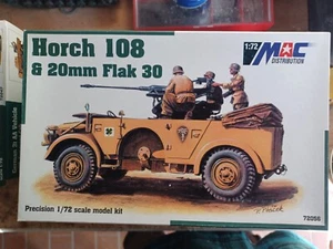 MAC 72056 - .2,0 cm FlaK 30 auf s.E.PKw II Auto-Union/Horch 108 1/a- kit 1:72 - Foto 1 di 1