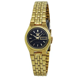 Seiko 5 Automatic Black Dial Ladies Watch SYMA06 - Picture 1 of 2