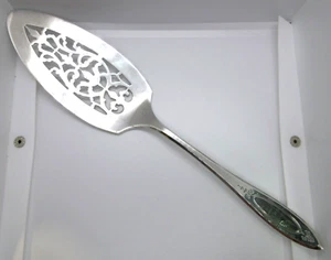 Oneida Community ADAM *1 servidor grande de pastel perforado* 10 3/4" plateado 1917 - Imagen 1 de 5
