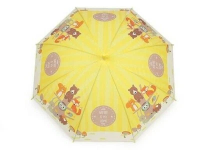 STOKLASA Kinderregenschirm, Waldtiere Regenschirm, Regenschutz Kinder, Automatik Schirm,