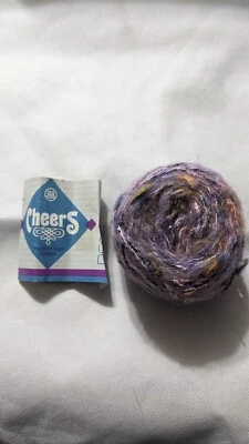 Vintage Berroco Cheers Yarn - Purple - Mohair Blend - 66 yards - Bulky Weight  - Image 1 of 4
