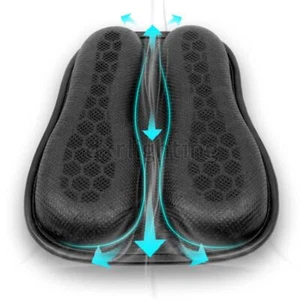 Motorcycle 3D Comfort Gel Seat Cushion Pad Cover Pressure Relief Shock Proof US - Picture 1 of 10