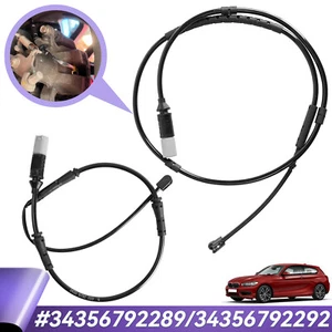 1 Pair Front 34356792289 + Rear 34356792292 Brake Pad Wear Sensor Kit For BMW - Picture 1 of 7