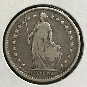 Switzerland Franc KM 24 VF 1877 - Picture 1 of 2