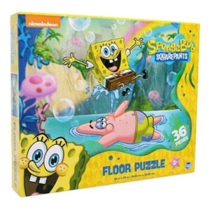 Kids Floor Puzzle 36 Piece Jigsaw Spongebob Squarepants 30 X 20 - Picture 1 of 3