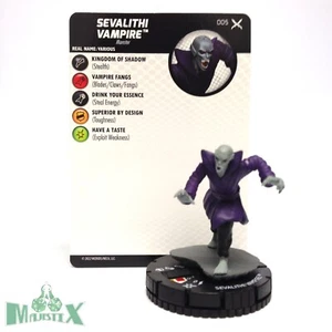 Heroclix X-Men: X of Swords set Sevalithi Vampire #005 Common figure w/card! - Picture 1 of 1