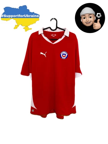 2010 2011 Chile National Puma Home Football Soccer Vintage Jersey Camiseta Shirt Cover