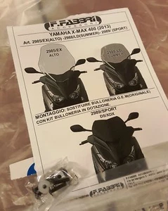 2989/DS Parabrezza Fumè Scuro 375x310 per YAMAHA X-MAX 400i 2013 2014 2015 2016 - Foto 1 di 3