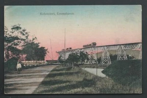 Padang Kohlekippe Emmahaven Hafenzug Sumatra Indonesien 1910 - Bild 1 von 1