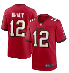 Tom Brady Tampa Bay Buccaneers Nike Game Jersey Red Mens Size 3XL Brand New - Picture 1 of 6