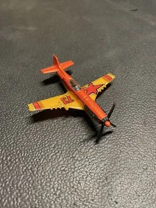 2007 Mattel Matchbox Stunt Plane Orange Yellow 73 TB2 Diecast Airplane Thailand - Picture 1 of 5