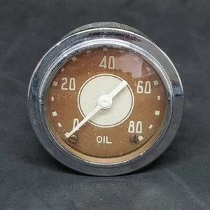 Vintage AC Oil Pressure Gauge 0-80, Made in USA - Picture 1 of 6