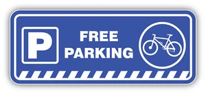 Calcomanía de vinilo para estacionamiento gratuito - Imagen 1 de 1
