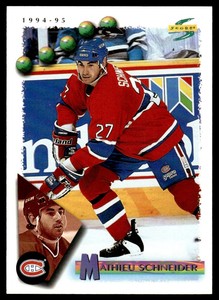 1994-95 Score Mathieu Schneider Montreal Canadiens #103