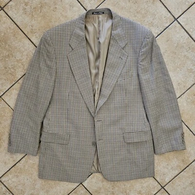 MARKS & SPENCER PURE NEW WOOL TWEED BLAZER JACKET 42  - Image 1 of 4
