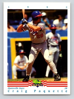 1992 Classic Best Minor League - Craig Paquette #138 - Image 1 of 2