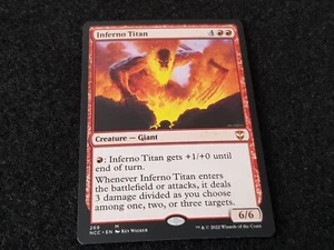 Card MTG Inferno Titan NM 269 M NCC EN Magic The Gathering - Picture 1 of 4