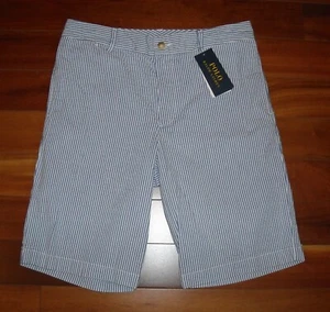 NWT Boy's Polo Ralph Lauren Seersucker Striped Shorts Size 18  Multi Color  $60 - Picture 1 of 6