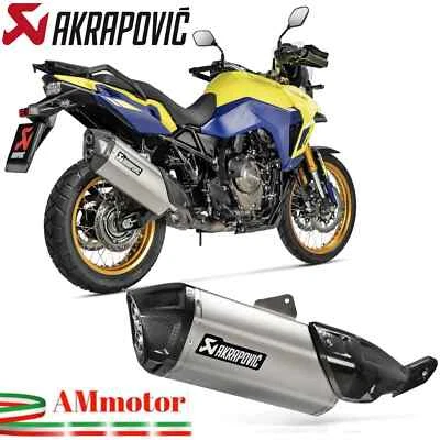 Akrapovic Suzuki V-Strom 800 DE 2024 Escape Moto Silenciador Titanio Aprobado Foto 1 de 4