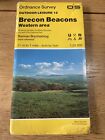 Ordinance Survey Paper Map Brecon Beacons Western Area 1986 Outdoor Leisure 12