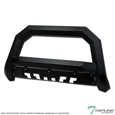 Topline For 2019-2024 Ram 1500 Classic AVT Angular Bull Bar Guard - Matte Black - Imagem 1 de 4
