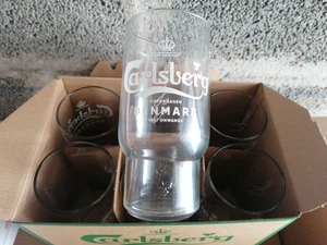 6 VERRES BIERE CARLSBERG MODÈLE 2019 50 CL NEUF