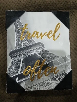 Impresión en lienzo "Travel Often" con Torre Eiffel, París Foto 1 de 4